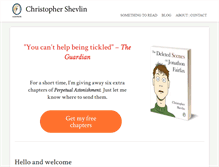 Tablet Screenshot of christophershevlin.com